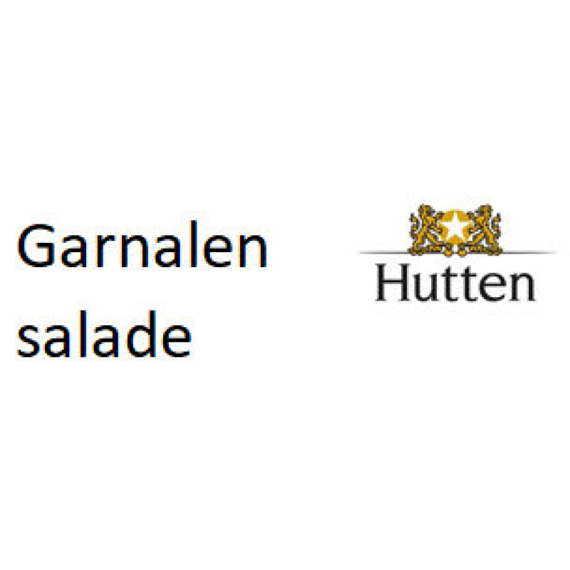Etiket Hutten Garnalensalade (15011)